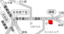 川崎店地図